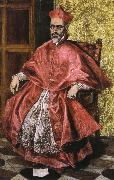 El Greco A Cardinal oil on canvas